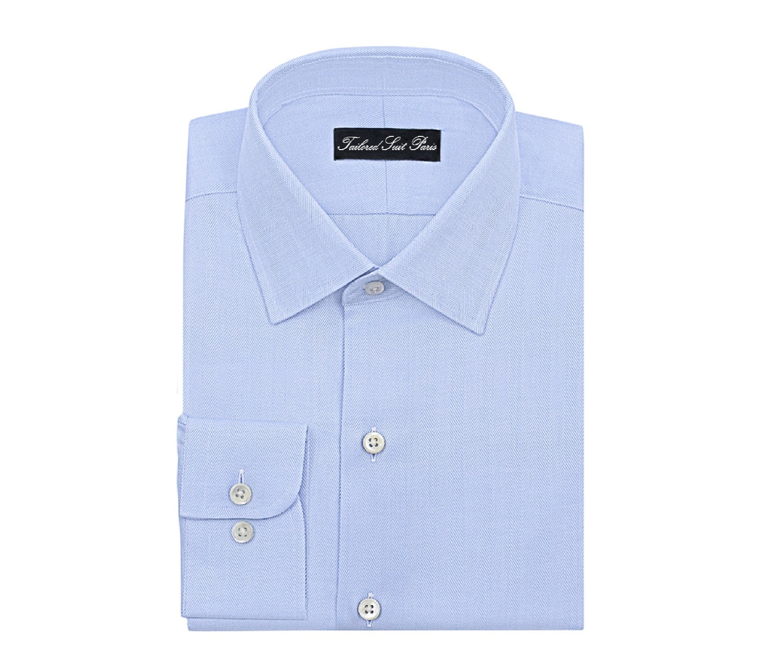 blue-solid-herringbone-dress-shirt-1